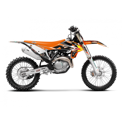 BLACKBIRD REPLICA TEAM STICKERSET + ZADELOVERTREK - KTM - TROPHY 2022