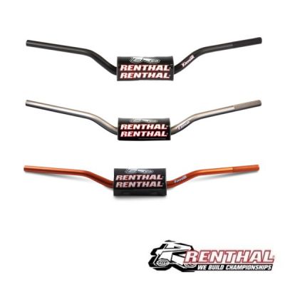 RENTHAL FATBAR STUUR - 609 - RICKY CARMICHAEL HIGH / HOOG (3 OPTIES)